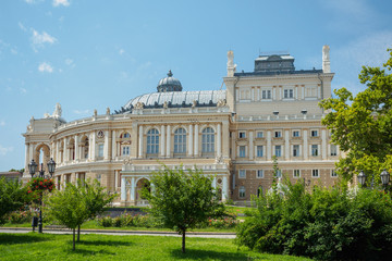 Fototapeta na wymiar Odessa Opera and Ballet Theater, Ukraine