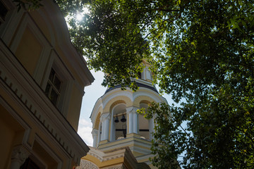 Roof of St. Elias monastery in Odessa, Ukraine