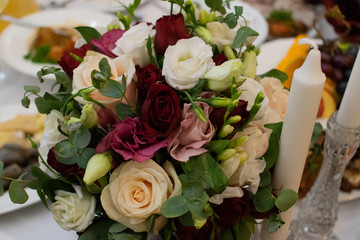 Wedding bouquet, beautiful bouquet