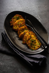 Traditional ukrainian dish deruny