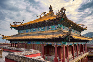 Eight Outer Temples of Chengde in Chengde Mountain Resort, summer residence of Qing dynasty...