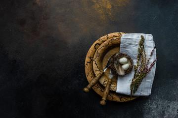 Easter table setting