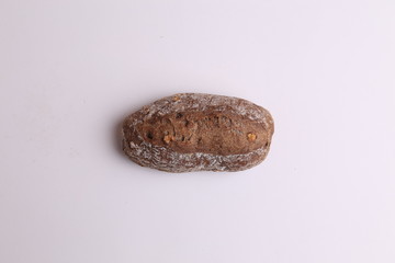 artisanal brown bread with nut pieces