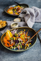 Healthy food concept with organic vegetables