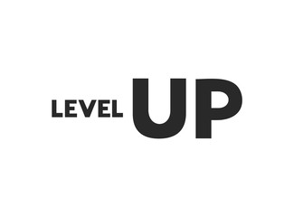 Design of level up message