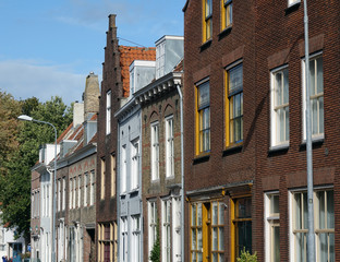 Fototapeta na wymiar Hausfassaden in Middelburg