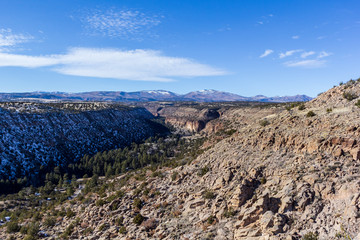 Obraz premium Bandelier national park, New Mexico