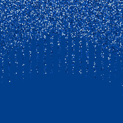 Obraz na płótnie Canvas Silver Rain Cosmos Digital Template. 