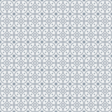 Seamless pattern flower batik texture with dots geometric design. home wallpaper decoration. elegant fabric texture design. Batik Textile Design