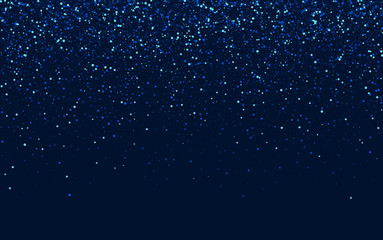 Blue Glamour Graphic Sparkle Border. Silver 