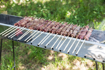 Cooking Abruzzesi arrosticini