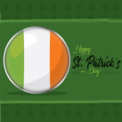 Saint patricks day greeting card