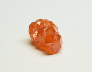 Spessartine Garnet from Nigeria natural raw gemstone crystal