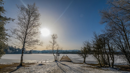 Winterlandschaft Kirchsee