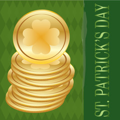 Saint patricks day greeting card