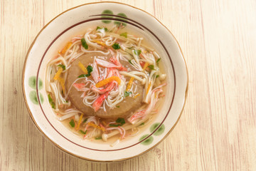 大根のカニ風味あんかけ