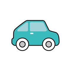 car sedan vehicle isolated icon vector illustration design