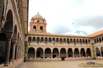 Fototapeta na wymiar Church of Santo Domingo, Coricancha, Cusco, Peru