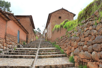 The Village of Chincero, high in the Andes of Peru