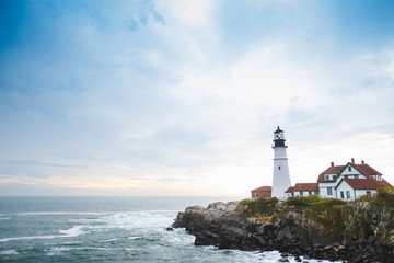 Fototapeta na wymiar Portland Headlight Lighthouse