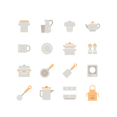 KITCHEN UTENSILS ICON SET