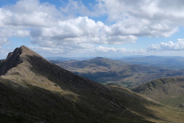 panoramic view of the mountains
