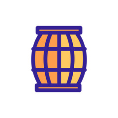 Honey icon vector. Thin line sign. Isolated contour symbol illustration