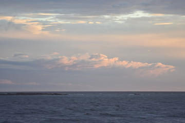 Cielo y mar de Uruguay