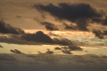 Fototapeta premium Cielo y mar de Uruguay