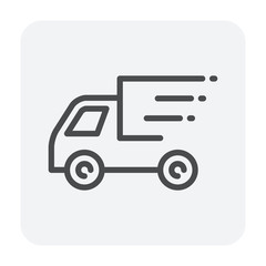 shipping icon black