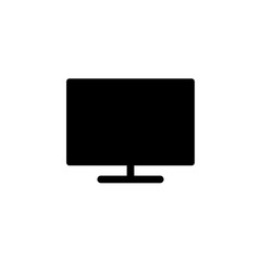 Vector illustration, monitor icon design