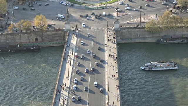 Above Iena Bridge in Paris