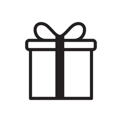 gift box icon design vector logo template EPS 10