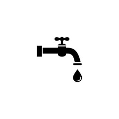 water tap icon design vector logo template EPS 10