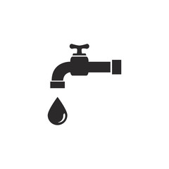 water tap icon design vector logo template EPS 10