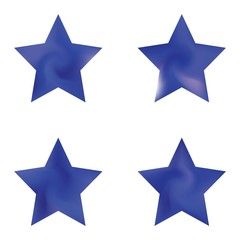 Collection of pentagram mesh backgrounds.