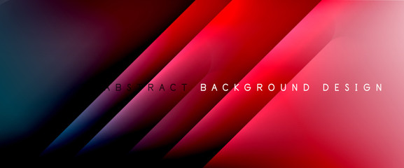 Obraz premium Trendy simple fluid color gradient abstract background with dynamic straight shadow line effect. Vector Illustration For Wallpaper, Banner, Background, Card, Book Illustration, landing page
