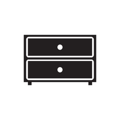 drawer icon design vector logo template EPS10