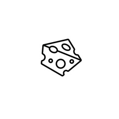 Cheese icon vector