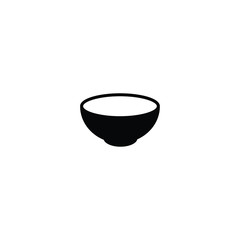 Bowl icon vector