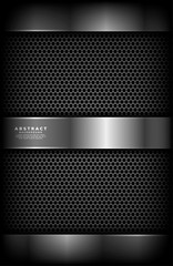 abstract metal with silver plate background