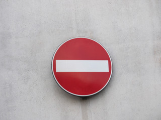 no entry sign