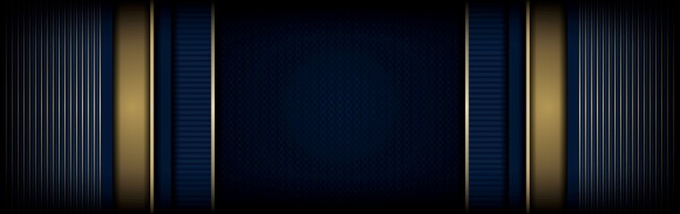 modern abstract dark golden polygonal background
