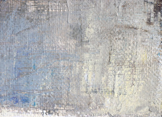 Abstract art background. Oil on canvas. Rough brushstrokes of paint.