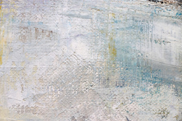 Abstract art background. Oil on canvas. Rough brushstrokes of paint.