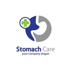 Stomach logo creative vector icon