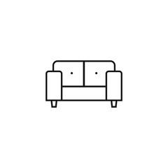 sofa icon design. vector illustration