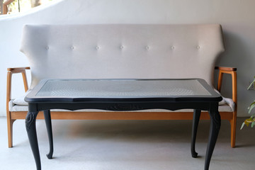 white cushion sofa couch in living room