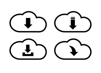 Image icon - vector Loading download and upload