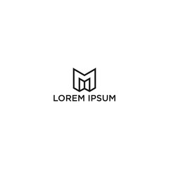 M logo vector design premium, M logo simple and minimalist, M letter logo design premium, M initial logo design premium